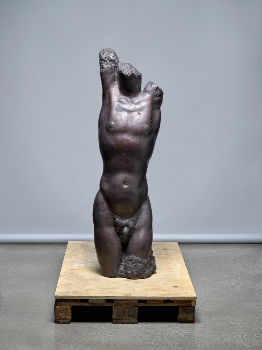 Fritz Wotruba, Torso, 1928–1929, Bronze, 139,5 × 40,5 × 44 cm, 100 kg, Belvedere, Wien, Inv.-Nr ...