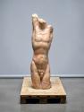 Fritz Wotruba, Torso, 1928/1929, Gips, Bronze: 139,5 × 40,5 × 44 cm, 200 kg, Belvedere, Wien, I ...