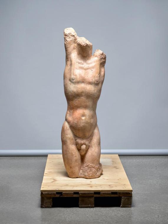 Fritz Wotruba, Torso, 1928/1929, Gips, Bronze: 139,5 × 40,5 × 44 cm, 200 kg, Belvedere, Wien, I…