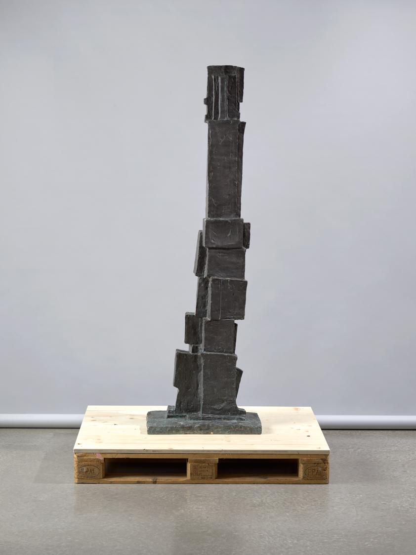 Fritz Wotruba, Stehende Figur, 1962, Bronze, 179,5 × 31 × 57 cm, 95 kg, Belvedere, Wien, Inv.-N…