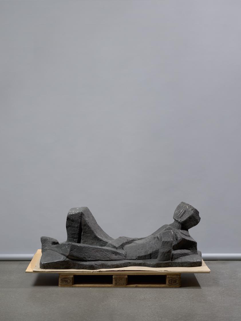 Fritz Wotruba, Große liegende Figur, 1953, Bronze, 170 × 61,5 × 60 cm, 145 kg, Belvedere, Wien,…