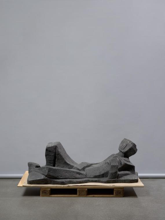 Fritz Wotruba, Große liegende Figur, 1953, Bronze, 170 × 61,5 × 60 cm, 145 kg, Belvedere, Wien,…