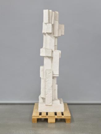 Fritz Wotruba, Große Figur, 1966, Gipsguss nach Steinskulptur, Steinskulptur: 220,5 × 85,5 × 56…