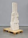 Fritz Wotruba, Skulptur, 1968, Kalkstein Veselje Unito, 182,5 × 66 × 34 cm, 515 kg, Belvedere,  ...