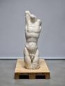Fritz Wotruba, Torso, 1928–1929, Mannersdorfer Kalkstein, 141 × 41,5 × 44 cm, 200 kg, Belvedere…