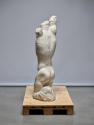 Fritz Wotruba, Torso, 1928–1929, Mannersdorfer Kalkstein, 141 × 41,5 × 44 cm, 200 kg, Belvedere…