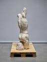 Fritz Wotruba, Torso, 1928–1929, Mannersdorfer Kalkstein, 141 × 41,5 × 44 cm, 200 kg, Belvedere…