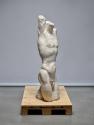 Fritz Wotruba, Torso, 1928–1929, Mannersdorfer Kalkstein, 141 × 41,5 × 44 cm, 200 kg, Belvedere…