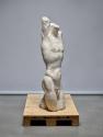 Fritz Wotruba, Torso, 1928–1929, Mannersdorfer Kalkstein, 141 × 41,5 × 44 cm, 200 kg, Belvedere ...