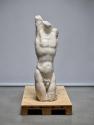 Fritz Wotruba, Torso, 1928–1929, Mannersdorfer Kalkstein, 141 × 41,5 × 44 cm, 200 kg, Belvedere ...