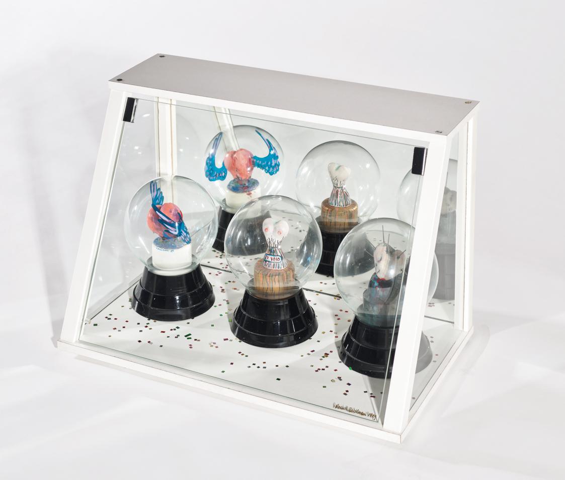 Ex voto - Geflügeltes Herz - Durchbohrtes Herz