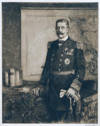 Ferdinand Schmutzer, Erzherzog Franz Ferdinand, 1923, Radierung, Blattmaße: 100 × 80 cm, Belved…