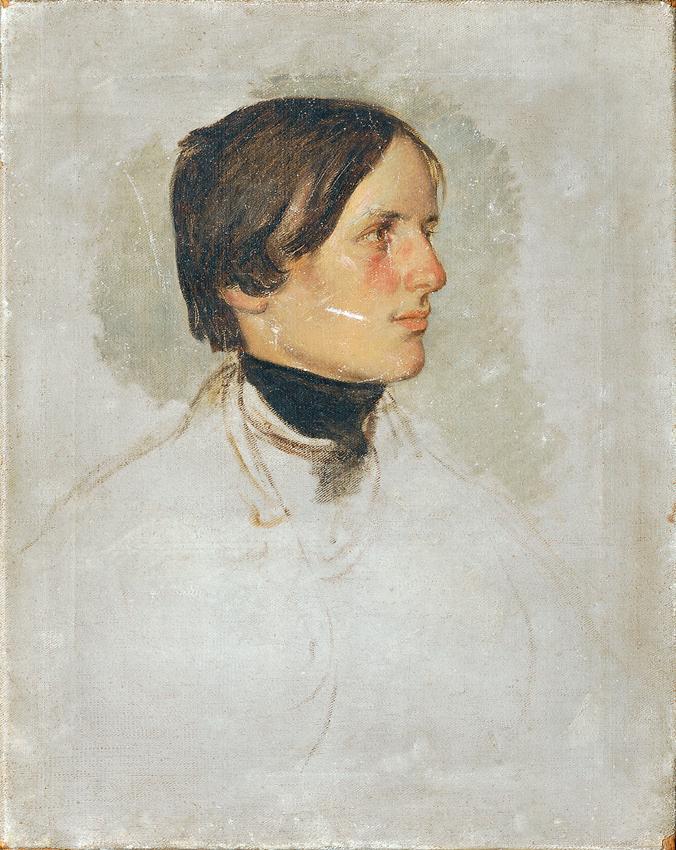 Johann Friedrich Treml, August Konopasek, Öl auf Leinwand, 39,5 x 31,5 cm, Belvedere, Wien, Inv…