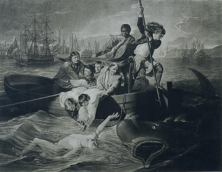 Unbekannter Künstler nach John Singleton Copley, Watson und der Hai (nach dem gleichnamigen Gem…