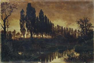 Ferdinand Knab, Bayrische Landschaft, 1886, Öl auf Leinwand, 63 x 95,5 cm, Belvedere, Wien, Inv…