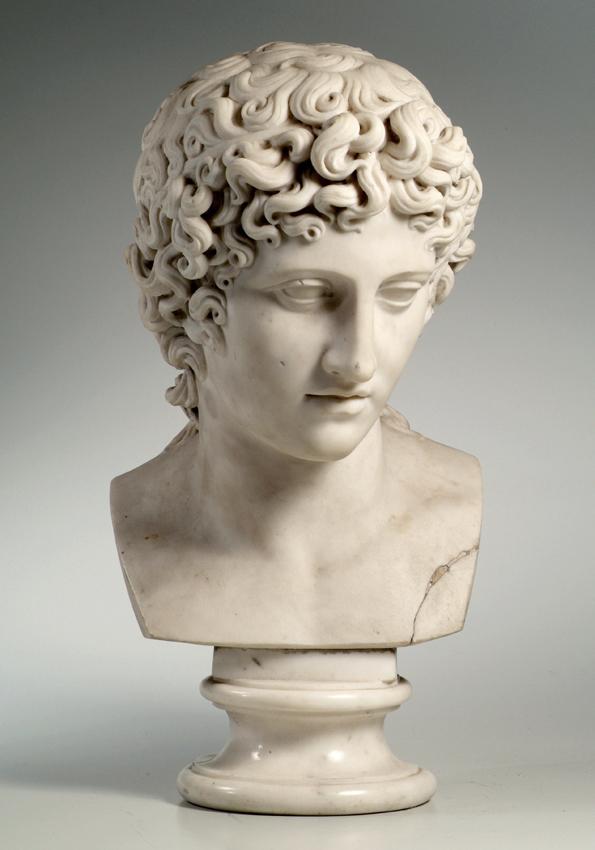 Johann Nepomuk Schaller, Idealer Kopf, 1816-1818, Carraramarmor, H: 45 cm, Belvedere, Wien, Inv…