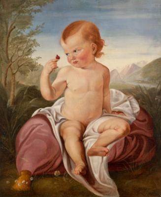 Philipp Otto Runge, Kind mit Wickenblüte, undatiert, Öl auf Leinwand, 74 x 60,5 cm, Belvedere, …