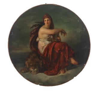 Friedrich von Amerling, Die Stärke, undatiert, Öl auf Leinwand, 211 cm, Belvedere, Wien, Inv.-N…