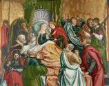 Wiener Neustädter Maler, Marientod mit Stifter Alexius Funck und seiner Familie, um 1521/22, Ma…