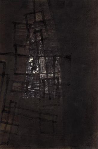 Paul Meissner, Ohne Titel, 1963, Tusche, Bleistift, Kugelschreiber, 25,2 × 16,7 cm, Belvedere, …