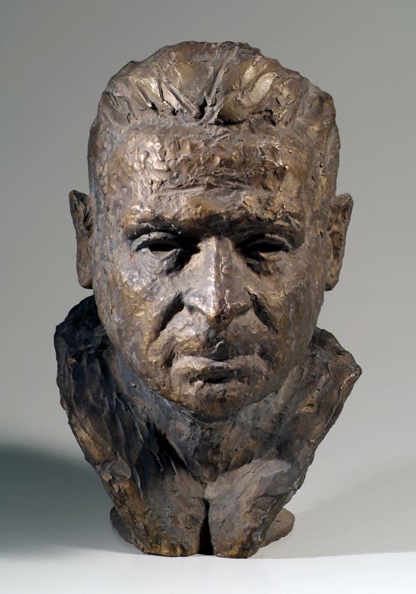 Fred Pirker, Albin Skoda, 1966, Bronze, 47,5 cm, Artothek des Bundes, Dauerleihgabe im Belveder…