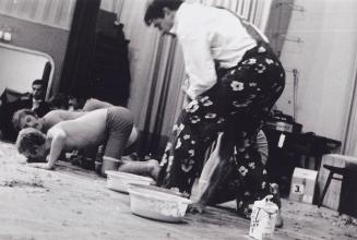 Günter Brus, Direct Art Festival, 9. November 1967 im Festsaal des Gewerkschaftshauses Treitlst…