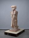 Fritz Wotruba, Großer Gehender, 1952, Gipsguss nach Tonmodell, 157 × 46 × 67,5 cm, Belvedere, W…