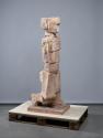 Fritz Wotruba, Großer Gehender, 1952, Gipsguss nach Tonmodell, 157 × 46 × 67,5 cm, Belvedere, W…
