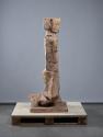 Fritz Wotruba, Großer Gehender, 1952, Gipsguss nach Tonmodell, 157 × 46 × 67,5 cm, Belvedere, W…