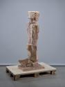 Fritz Wotruba, Großer Gehender, 1952, Gipsguss nach Tonmodell, 157 × 46 × 67,5 cm, Belvedere, W…