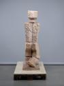 Fritz Wotruba, Großer Gehender, 1952, Gipsguss nach Tonmodell, 157 × 46 × 67,5 cm, Belvedere, W…