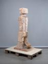 Fritz Wotruba, Großer Gehender, 1952, Gipsguss nach Tonmodell, 157 × 46 × 67,5 cm, Belvedere, W…