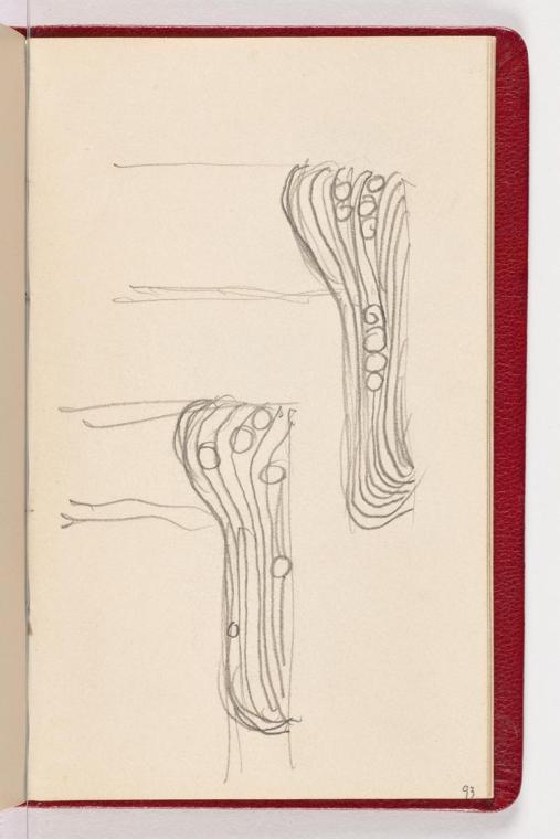 Zwei Detailstudien zum Rahmenornament von Judith