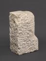Fritz Wotruba, Kopf, unvollendet, um 1954, Untersberger Marmor, 44 × 18,5 × 26 cm, 52 kg, Belve…