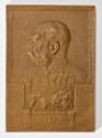 Wilhelm Hejda, Plakette zum 60jährigen Regierungsjubiläum Kaiser Franz Josefs, 1908, Bronze, 3 …