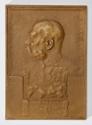 Wilhelm Hejda, Plakette zum 60jährigen Regierungsjubiläum Kaiser Franz Josefs, 1908, Bronze, 3 …
