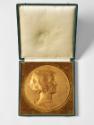 Wilhelm Hejda, Josefine Giegl, 1930, Bronzeplakette, 18,9 cm, Belvedere, Wien, Inv.-Nr. 12126