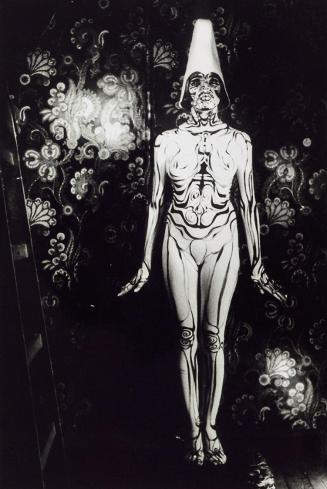 Margot Pilz, Fotoarbeit für das 2. Pintorarium am 23. 11. 1964 in der Galerie Fuchs, 1964, Schw…