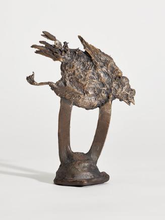 Angelika Loderer, Roadkill (Sparrow), 2023, Bronze, patiniert, 16,5 × 12 × 6 cm, Belvedere, Wie…