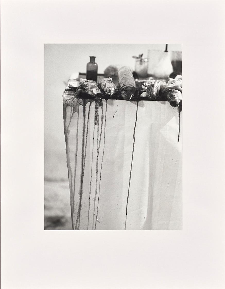 Rudolf Schwarzkogler, 1. Aktion, 1965, Fotografie, 40,1 × 29,7 cm, Belvedere, Wien, Inv.-Nr. 88…