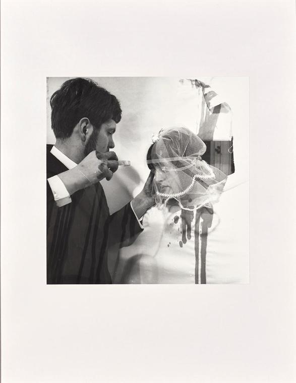 Rudolf Schwarzkogler, 1. Aktion, 1965, Fotografie, 34,5 × 33,5 cm, Belvedere, Wien, Inv.-Nr. 88…