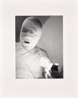 Rudolf Schwarzkogler, 6. Aktion, 1966, Fotografie, 40,2 × 30,2 cm, Belvedere, Wien, Inv.-Nr. 88 ...