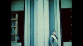 Ursula Pürrer, Hochhaus und Reißverschluss, 1984, Film, Leihgabe der Österreichischen Ludwig-St…