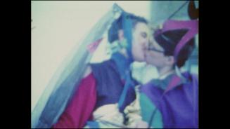 Ursula Pürrer, Kampf und Kuss, 1984, Film, Leihgabe der Österreichischen Ludwig-Stiftung, Wien,…