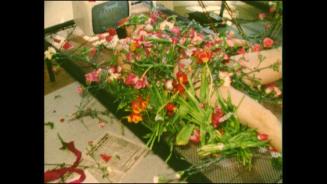 Ursula Pürrer, Metall und Blumen, 1984, Film, Leihgabe der Österreichischen Ludwig-Stiftung, Wi…