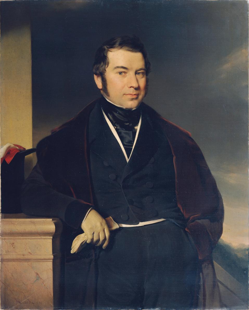 Man with Top Hat and Gloves