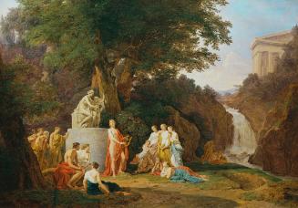 Ferdinand Georg Waldmüller, Apollo unter den Hirten, um 1830, Öl auf Leinwand, 56 x 78 cm, 1916…