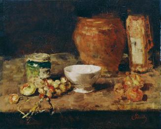 Carl Schuch, Stillleben mit weißer Schale, um 1885, Öl auf Leinwand, 64 x 79,5 cm, Belvedere, W…