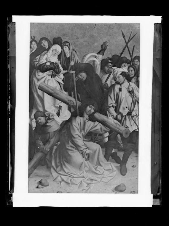 Josef Löwy – k. u. k. Hof-Photograph, Kunst- und Verlags-Anstalt, Kreuztragung Christi, 1888–18…