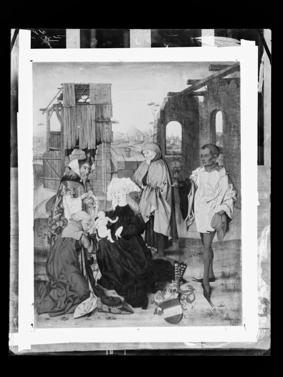 Josef Löwy – k. u. k. Hof-Photograph, Kunst- und Verlags-Anstalt, Anbetung der Heiligen Drei Kö…